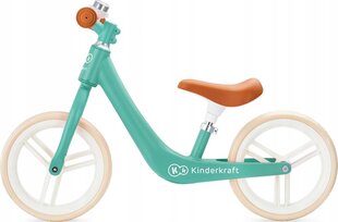 Balansa velosipēds KinderKraft Fly Plus, Midnight green cena un informācija | Balansa velosipēdi | 220.lv