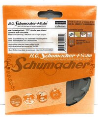 Пильный диск по дереву Ø130 x 2,4/1,4 x 16мм, Z-18 H.O Schumacher+Sohn цена и информация | Механические инструменты | 220.lv