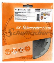 Zāģa disks kokam Ø190 x 2,4/1,4 x 20 mm, Z-20 H.O Schumacher+Sohn цена и информация | Механические инструменты | 220.lv