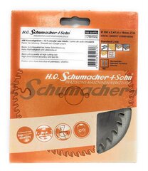 Zāģa disks kokam Ø150 x 2,4/1,4 x 16 mm, Z-34 H.O Schumacher+Sohn cena un informācija | Rokas instrumenti | 220.lv