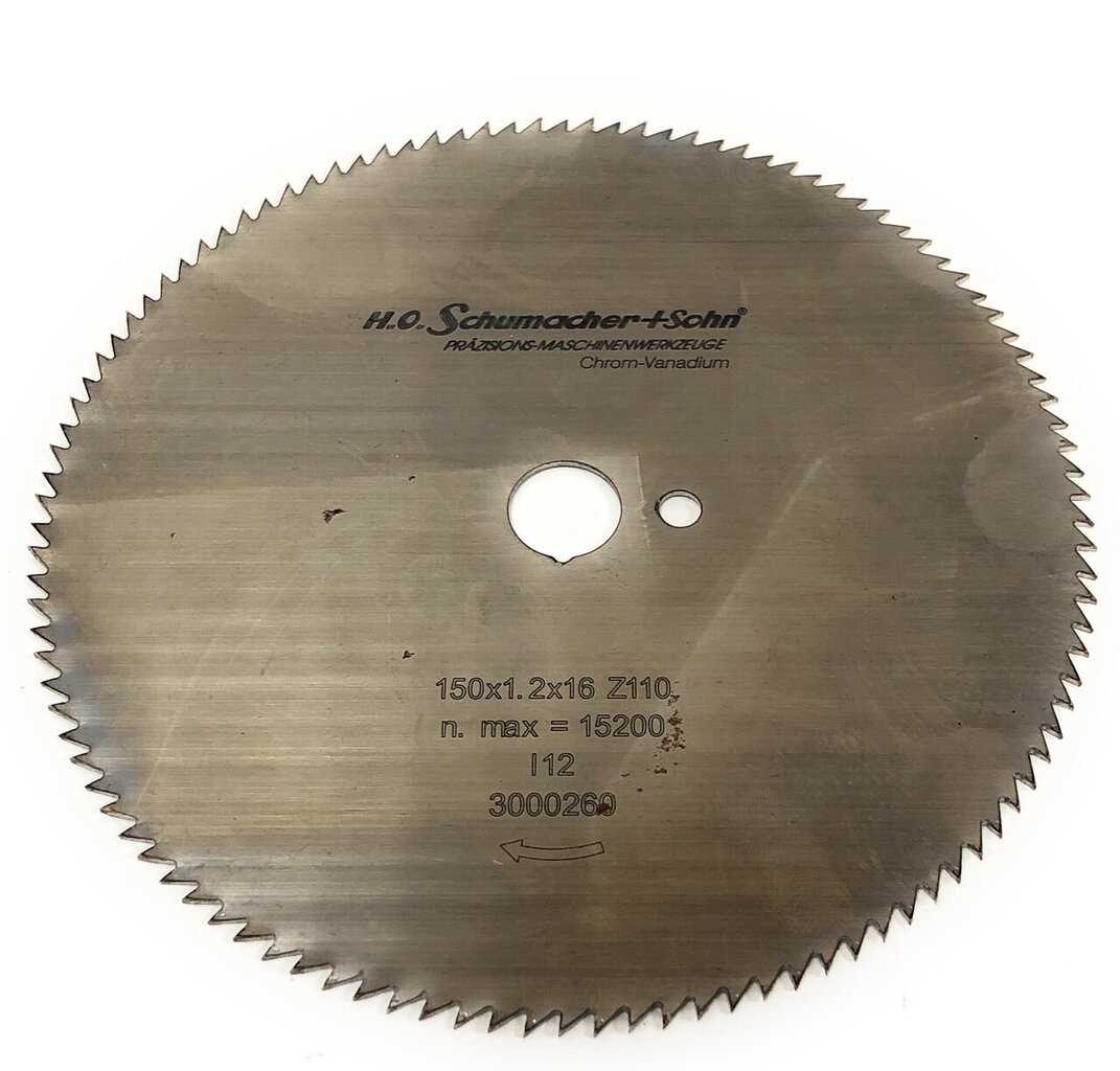 Zāģa disks kokam Ø150 x 1,2 x 16 mm, Z-110 H.O Schumacher+Sohn цена и информация | Rokas instrumenti | 220.lv
