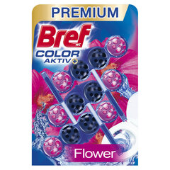 WC tīrīšanas līdzeklis-atsvaidzinātājs BREF CA Fresh Flower 3x50g cena un informācija | Tīrīšanas līdzekļi | 220.lv