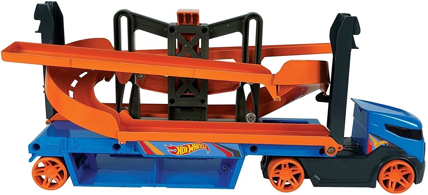 Automašīnu vedējs ar trasi trikiem Hot Wheels цена и информация | Rotaļlietas zēniem | 220.lv