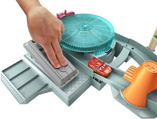 Комплект для мини-автомобилей V8 трасса кафе Fisher Price Молния Маквин (Cars), GTK92 цена и информация | Конструктор автомобилей игрушки для мальчиков | 220.lv