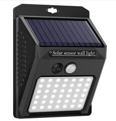 Светильник на солнечных батареях, 48 светодиодов, с датчиком движения, водонепроницаемый цена и информация | Фонарики | 220.lv