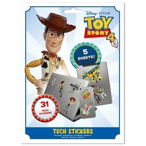 Amizantas uzlīmes Toy Story 4, 31 gab. cena un informācija | Dekoratīvās uzlīmes | 220.lv