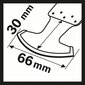 Zāģēšanas asmens Bosch MATI 66 HCS 66x30 mm Starlock Max цена и информация | Rokas instrumenti | 220.lv