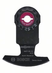 Погружное полотно Bosch MATI 66 HCS 66x30 мм Starlock Max цена и информация | Механические инструменты | 220.lv