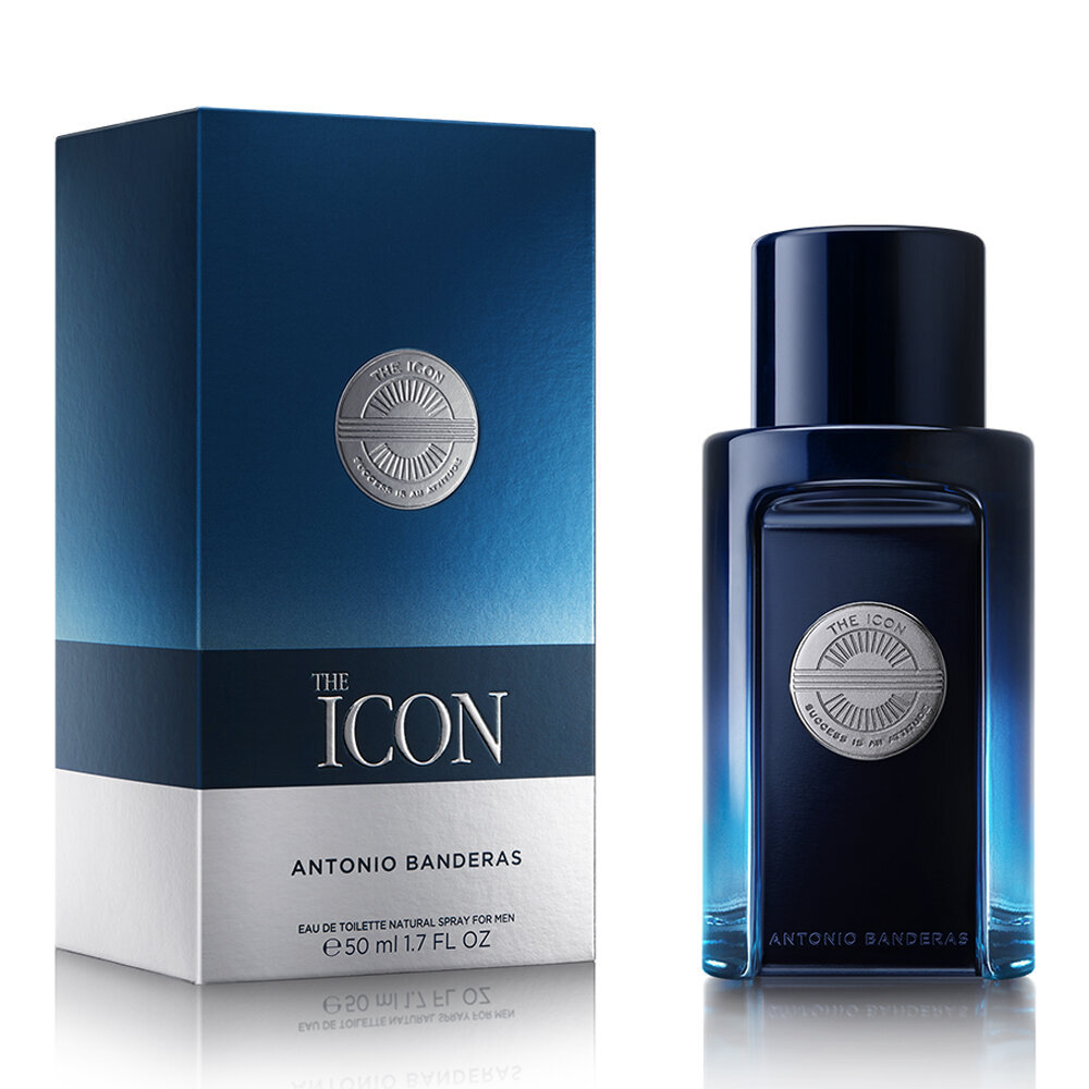 Tualetes ūdens Antonio Banderes The Icon EDT vīriešiem, 50 ml cena un informācija | Vīriešu smaržas | 220.lv