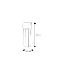 10" Корпусы фильтров для холодной воды Aquafilter серии EG14CWAQ-4 цена и информация | Фильтры для воды, чистящие устройства | 220.lv