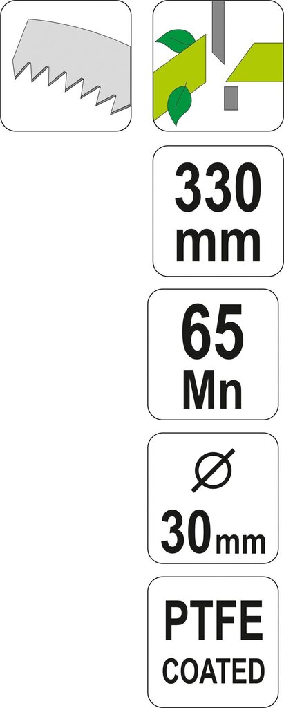 Dārza grieznes - griezējs ar zāģi 330mm Flo (99310) cena un informācija | Dārza instrumenti | 220.lv