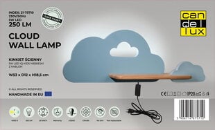 Candellux настенный детский LED светильник Облако цена и информация | Детские светильники | 220.lv