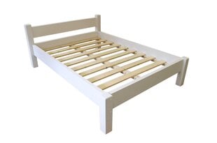 Кровать 001 120x200 белая цена и информация | Кровати | 220.lv