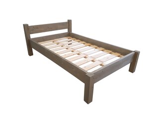 Кровать 001 160x200 серая цена и информация | Кровати | 220.lv