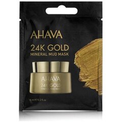 Sejas maska Ahava 24K Gold, 6 ml cena un informācija | Sejas maskas, acu maskas | 220.lv