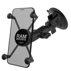 Lielu telefonu turētājs RAM® X-Grip® ar B izmēra rokturi un U-Polt stiprinājumu cena un informācija | Auto turētāji | 220.lv