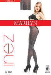 Zeķubikses INEZ A02 Marilyn, BLACK/GREY cena un informācija | Zeķubikses | 220.lv