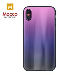 Mocco Aurora Glass Silikona Apvalks Priekš Apple iPhone 6 Plus / 6S Plus Rozā - Melns cena un informācija | Telefonu vāciņi, maciņi | 220.lv