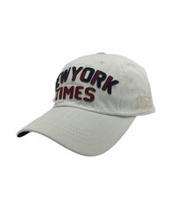 Unisex кепка be Snazzy New York Times, белый цвет цена и информация | Мужские шарфы, шапки, перчатки | 220.lv