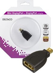 Deltaco Deltaco MDP-DP — адаптер DisplayPort цена и информация | Адаптеры и USB разветвители | 220.lv