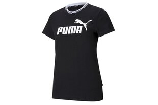 T-krekls sievietēm Puma Amplified Graphic T-shirt 585902-01, melns цена и информация | Спортивная одежда для женщин | 220.lv