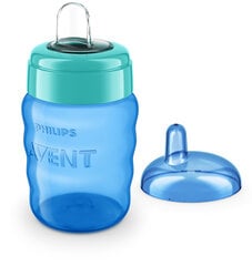 Поильник с мягким силиконовым носиком без ручек Philips Avent, 12 + месяцев, SCF553/05, 260 мл, синий цена и информация | Бутылочки и аксессуары | 220.lv