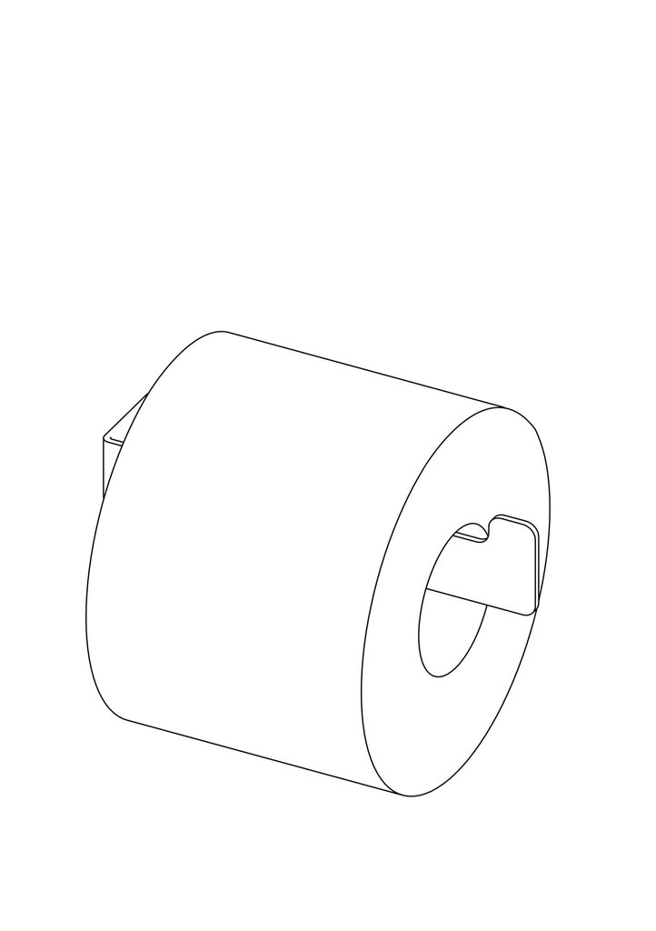 Deante tualetes papīra turētājs Mokko ADM N211, Nero cena un informācija | Vannas istabas aksesuāri | 220.lv