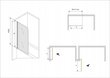 Akrila vanna Mexen Cube ar apdari un stikla sienu, 170x80 cm cena un informācija | Vannas | 220.lv