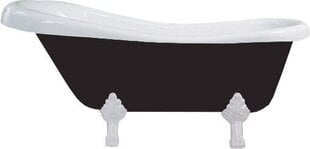 Akrila vanna Mexen Retro, black/white+white, 150x73 cm цена и информация | Для ванны | 220.lv