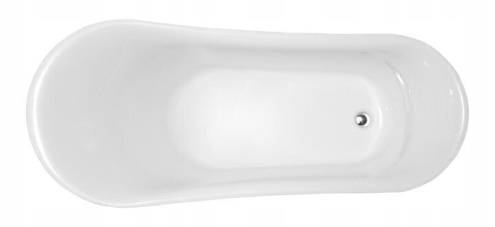 Akrila vanna Mexen Retro, white+chrome, 170x75 cm cena un informācija | Vannas | 220.lv