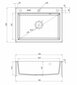 Deante granīta virtuves izlietne Deante Eridan ZQE T103, Anthracite cena un informācija | Virtuves izlietnes | 220.lv