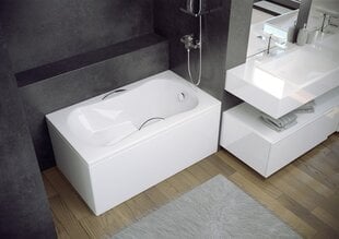 Стенка для ванны Besco Aria Rehab, 120 см цена и информация | Принадлежности для ванн и душевых кабин | 220.lv