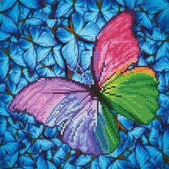 Dimantu mozaīka Flutter by Pink, 30x30 цена и информация | Алмазная мозаика | 220.lv