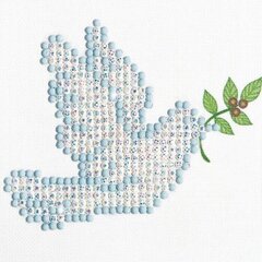 Алмазная мозаика Dove of Peace, 10x10 цена и информация | Алмазная мозаика | 220.lv