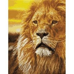 Dimantu mozaīka Lord Of The Serengeti, 45x35 cena un informācija | Dimantu mozaīkas | 220.lv