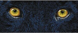 Алмазная мозаика Black Panther Spy, 42x18 цена и информация | Алмазная мозаика | 220.lv