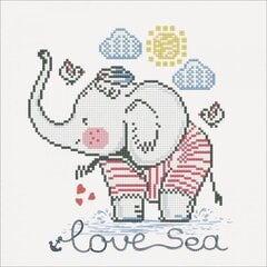 Алмазная мозаика Love Sea, 32x32 цена и информация | Алмазная мозаика | 220.lv