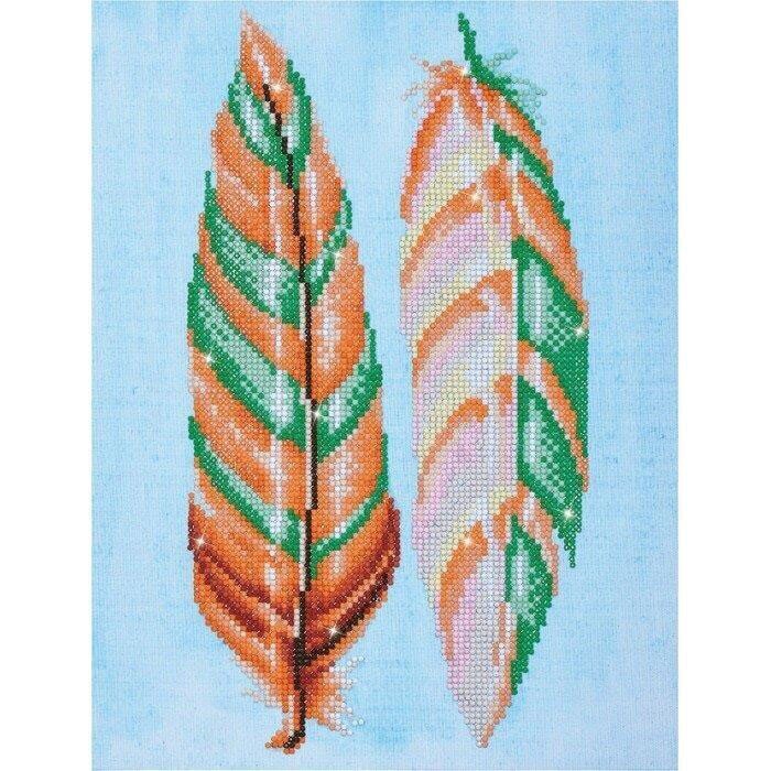 Dimantu mozaīka Feather Whispers, 35x32 cena un informācija | Dimantu mozaīkas | 220.lv