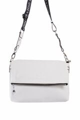 Sieviešu plecu soma ar kabatu un klipša aizdari Silver &amp; Polo 746, balts krāsa cena un informācija | SilverPolo Apģērbi, apavi, aksesuāri | 220.lv