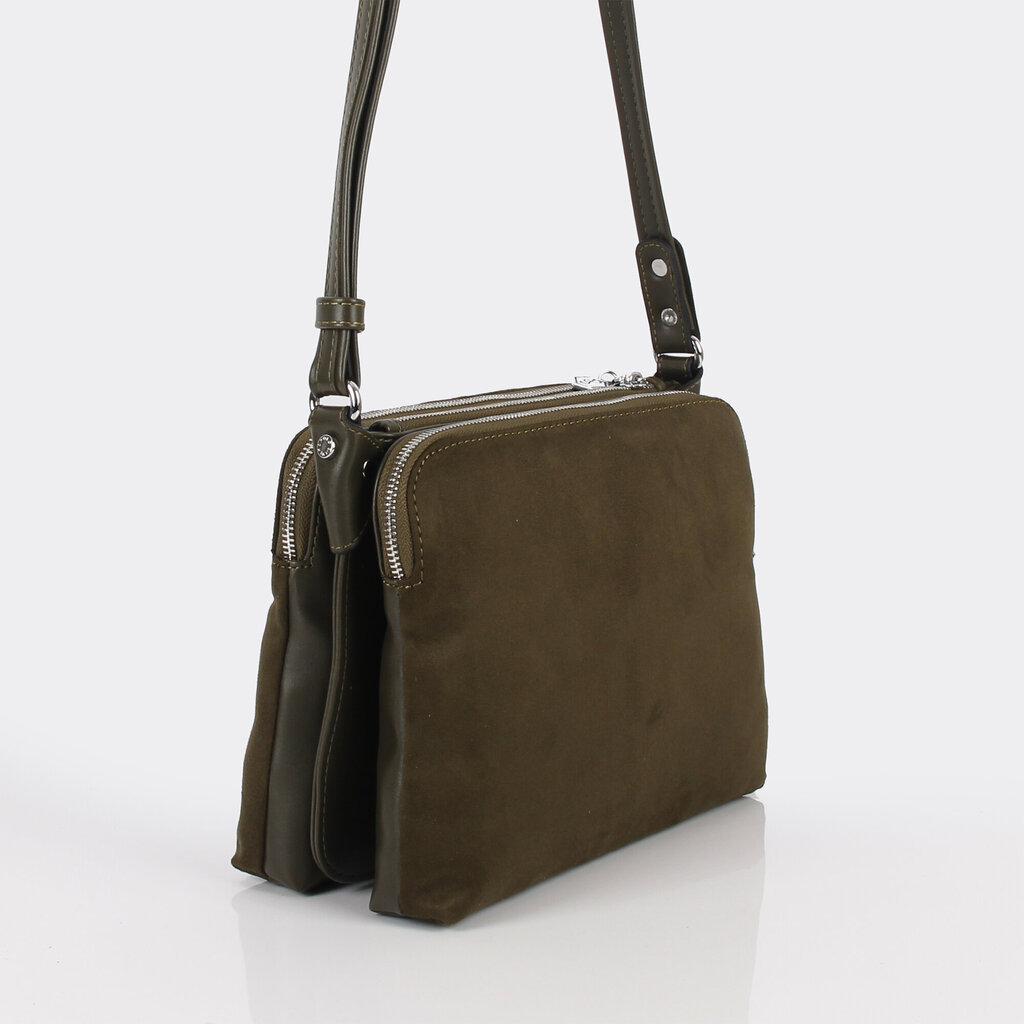Sieviešu plecu soma ar trīs kabatām Silver&amp;Polo 850, Brown cena un informācija | Sieviešu somas | 220.lv