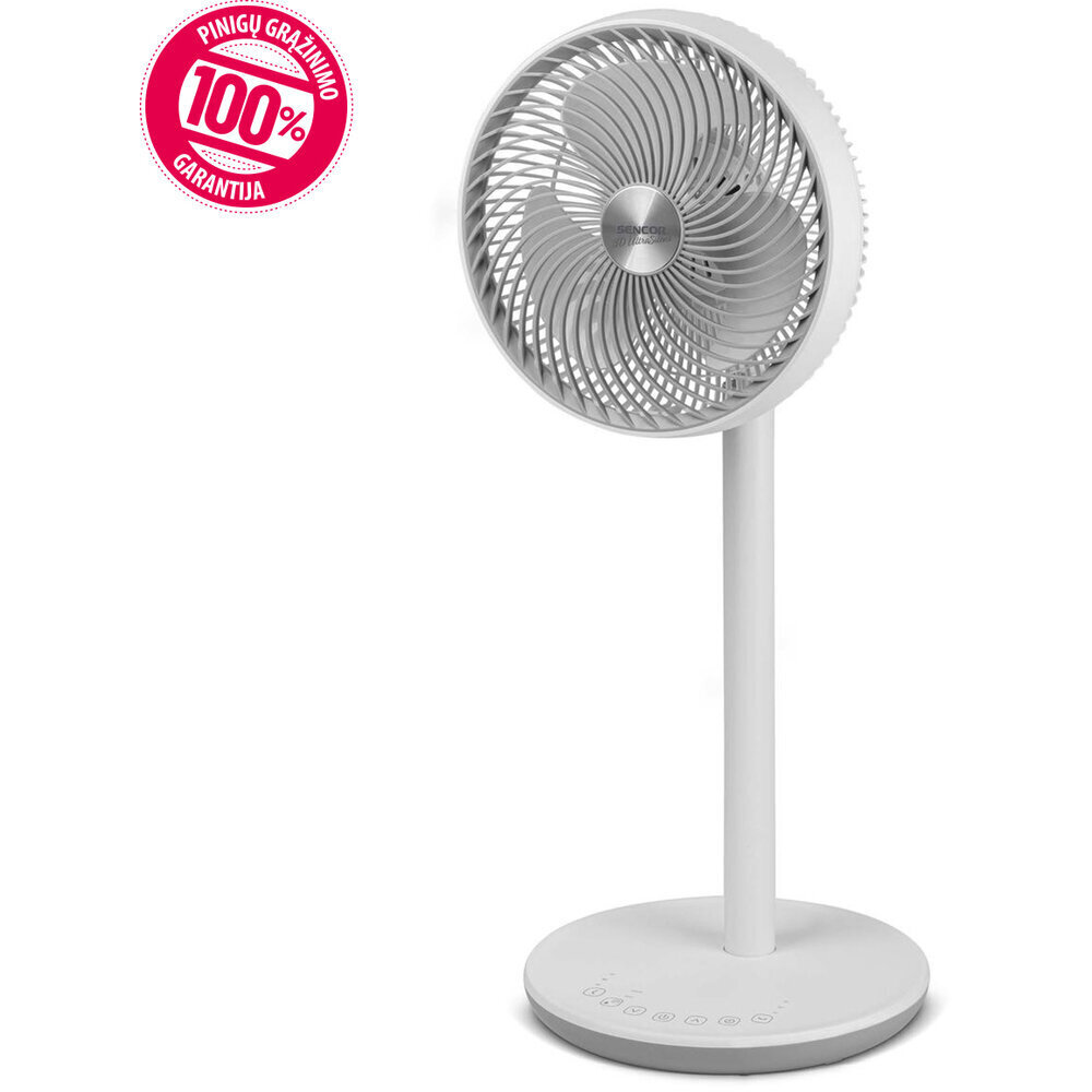 Ventilators Sencor SFN 2540WH 3D Ultrasilent цена и информация | Ventilatori | 220.lv