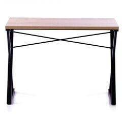 Письменный стол Homede Lirn, коричневый/черный цена и информация | Компьютерные, письменные столы | 220.lv