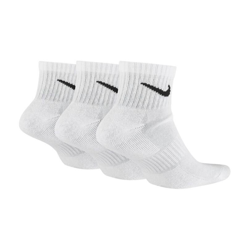 Vīriešu sporta zeķes Nike Everyday Cushion Ankle M SX7667 100, 3 pāri, baltas cena un informācija | Vīriešu zeķes | 220.lv