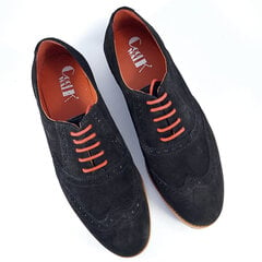 Кожаные мужские туфли (броги) цена и информация | Мужские ботинки | 220.lv