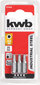 Skrūvgriežu galviņas (tērauda) KWB 25,mm Hexagon 5,0 mm cena un informācija | Rokas instrumenti | 220.lv