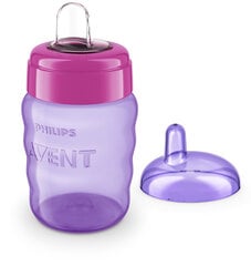 Чашка с мягким силиконовым носиком без ручек Philips Avent, 12+ месяцев, SCF553/03, 260 мл, фиолетовая цена и информация | Бутылочки и аксессуары | 220.lv