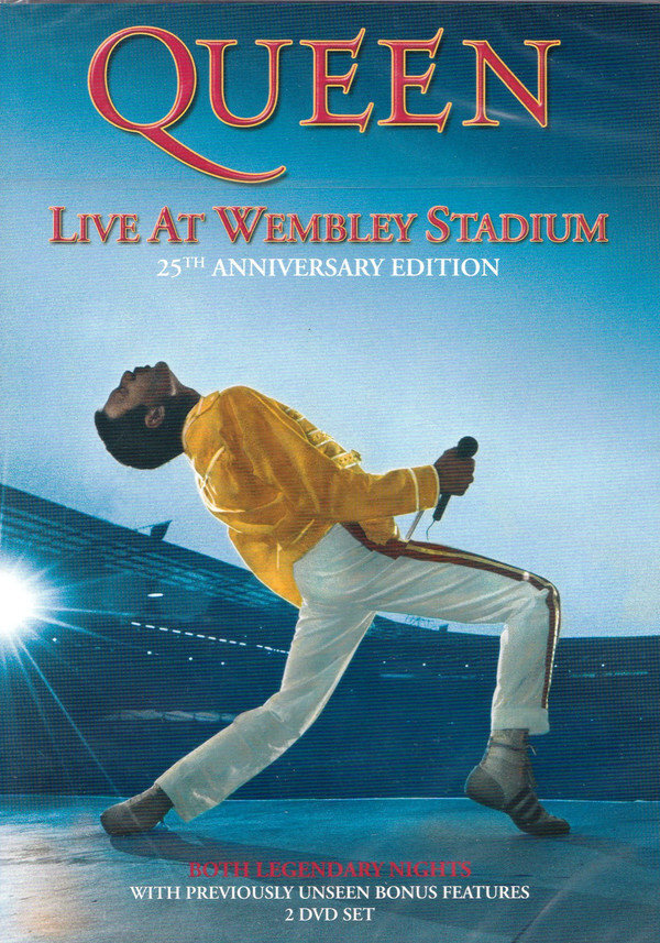 DVD QUEEN "Live At Wembley Stadium" cena un informācija | Vinila plates, CD, DVD | 220.lv