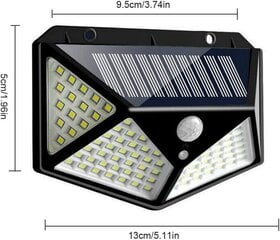 Светодиодная лампа на солнечной батарее 100-SMD цена и информация | Уличное освещение | 220.lv