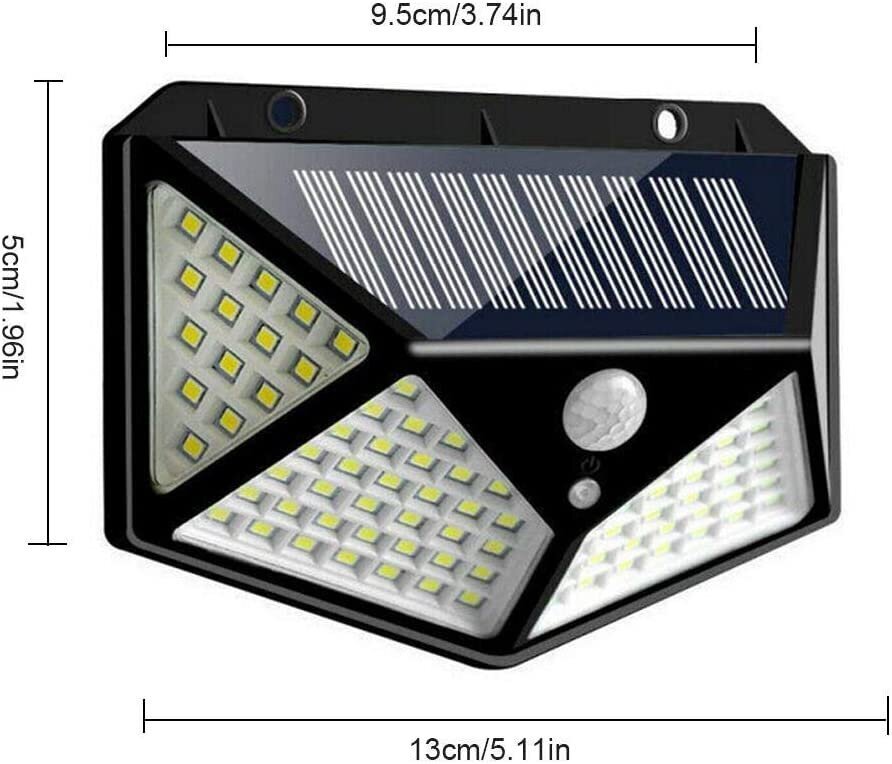 LED lampa ar saules bateriju 100-SMD cena un informācija | Āra apgaismojums | 220.lv