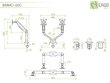 Ergofount BMMC-02C, 13''-27'' cena un informācija | Monitora turētāji | 220.lv